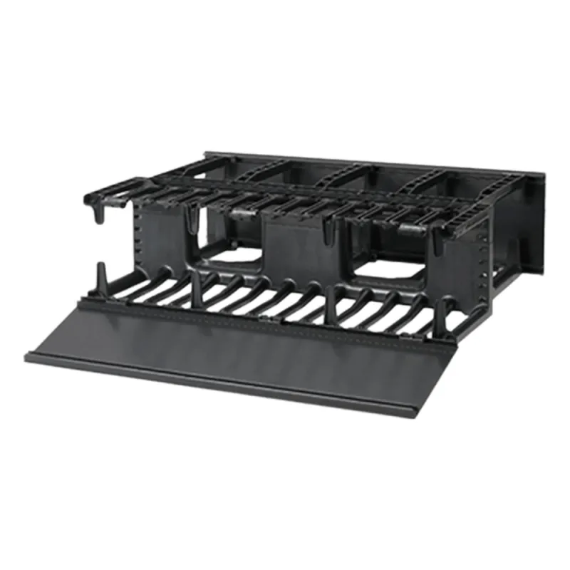 Organizador de Cables Horizontal NetManager, Doble (Frontal y Posterior), Para Rack de 19in, 3UR