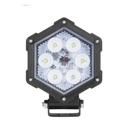 Luz de Trabajo Ultra brillante, 6 Led, 2200 Lumenes, 30 watts, 12-24 Vcc
