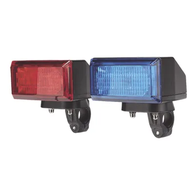 Luz Frontal Ultra Brillante para motocicleta, color rojo