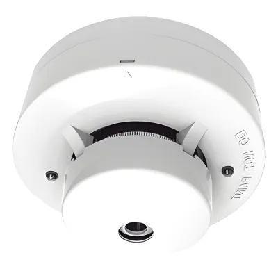 Detector de Humo Fotoeléctrico No Direccionable de 4 Hilos / Buzzer Integrado / LED 360° / DC 12 V / Algoritmos de Discriminación Avanzada