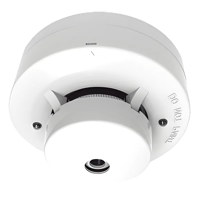 Detector de Humo Fotoeléctrico No Direccionable de 4 Hilos / Buzzer Integrado / LED 360° / DC 12 V / Algoritmos de Discriminación Avanzada