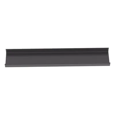 Canaleta FiberRunner™ 12X4, de PVC Rígido, Color Negro, 1.8 m de Largo