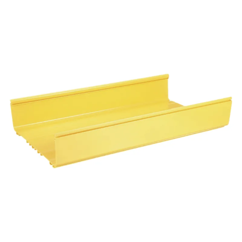 Canaleta FiberRunner™ 12X4, de PVC Rígido, Color Amarillo, 1.8 m de Largo