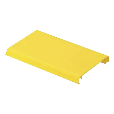 Tapa Con Bisagra a Presión Para Canaleta FiberRunner™ FR4X4YL6, de PVC Rígido, Color Amarillo, 1.8 m de Largo
