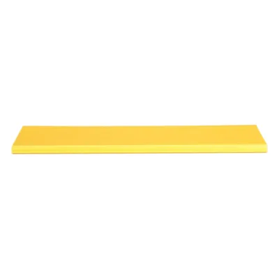 Tapa Con Bisagra a Presión Para Canaleta FiberRunner™ FR6X4YL2, de PVC Rígido, Color Amarillo, 2 m de Largo