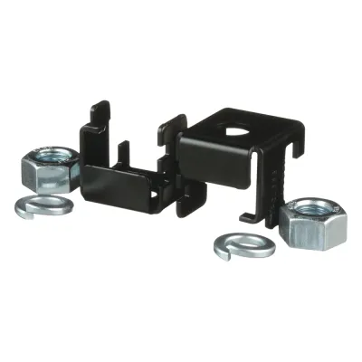 Soporte para Montaje en Charola Tipo Escalerilla, Compatible con Rieles de 9.5 x 38.1 mm o 9.5 x 50.8 mm, Uso Con Varilla Roscada de 5/8", Color Negro