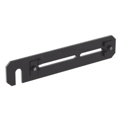 Soporte de Montaje a Techo, para Canaletas FiberRunner 4X4 o 6x4, Uso con Varilla Roscada de 1/2", Color Negro