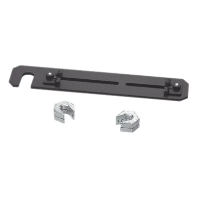 Soporte de Montaje a Techo, para Canaletas FiberRunner 4X4 o 6x4, Uso con Varilla Roscada de 5/8", Color Negro