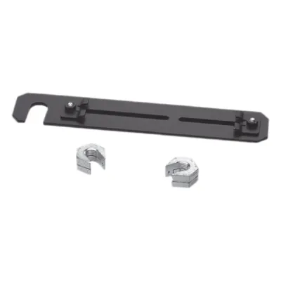 Soporte de Montaje a Techo, para Canaletas FiberRunner 4X4 o 6x4, Uso con Varilla Roscada de 16mm, Color Negro