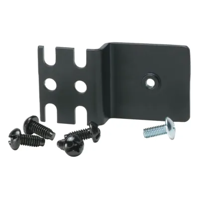Soporte Para Canaleta Fiber-Duct™ 2x2 o 4x4, Para Instalación en Rieles de Rack de 2 o 4 Postes, Color Negro