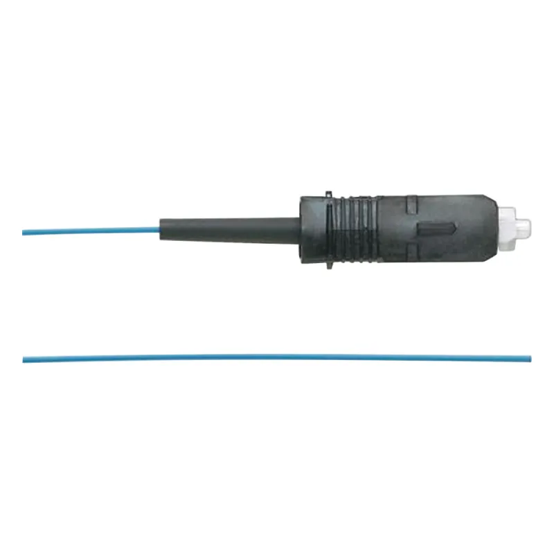 Pigtail de Fibra Óptica SC Simplex, Multimodo OM4 50/125, 900um, Color Aqua, 1 Metro (3.28 Pies)
