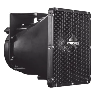 Altavoz De Alta Fidelidad HyperSpike®, Serie TCPA-10, Con Aislante De Ruido, Listado UL1480, Clase I, Division 2 (CID2), Color Negro, Exterior/Interior, 8 ohm