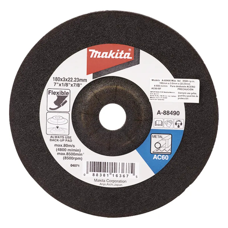 Disco de desbaste de 7"