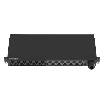 PDU Básico para Distribución de Energía, Enchufe de Entrada NEMA L6-30P, Con 12 Contactos C13, Instalación Horizontal de 19in, 1UR, 30 Amp, 208 Vca