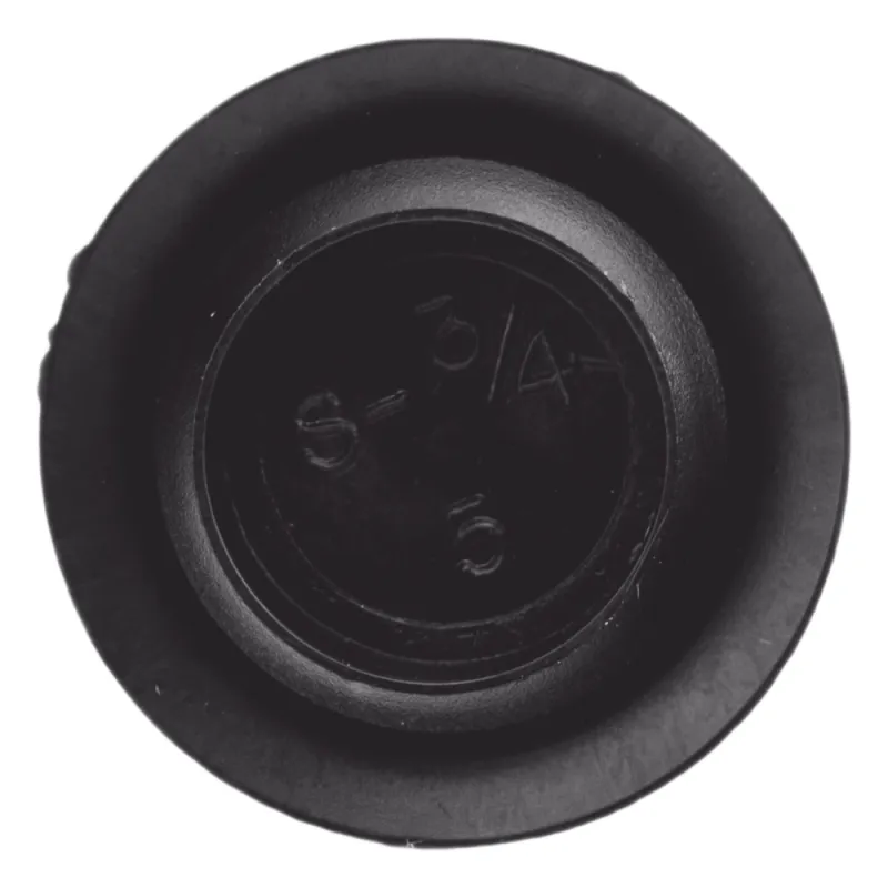 Tapón de plástico para perforación de 3/4"