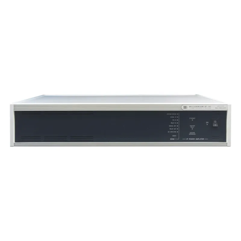ETAPA DE POTENCIA DIGITAL 1x240W 100V MILLENNIUM IP CON CONECTIVIDAD IP LAN, SUPERVISON, CALIDAD DE SONIDO HQ PARA 1 ZONA, EN FORMATO RACK 2U
