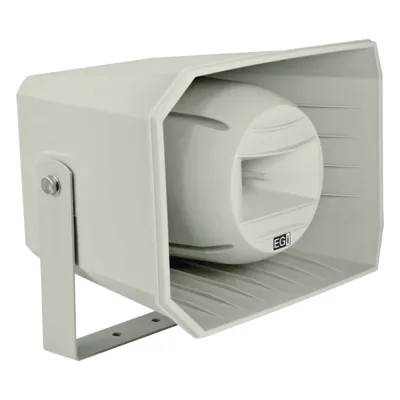 Bocina HiFi PoE Ethernet IP, de 2 vias 30W, grado de protección IP66 Gris Claro