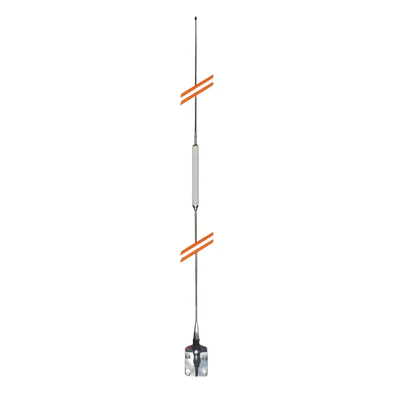 Antena Móvil para Rango de Frecuencia de Banda Civil (CB) 26.960 - 27.400 MHz.