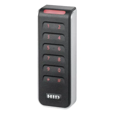 Lector con Teclado SIGNO Estandar Multitecnologia/ 20KNKS-00-000000/ Garantia de Por Vida/ Pigtail/Wiegand & OSDP