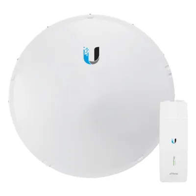 Ubiquiti airFiber 11 Complete LB - Radio de Backhaul 1.2 Gbps, Banda Licenciada 11 GHz, Antena 35 dBi