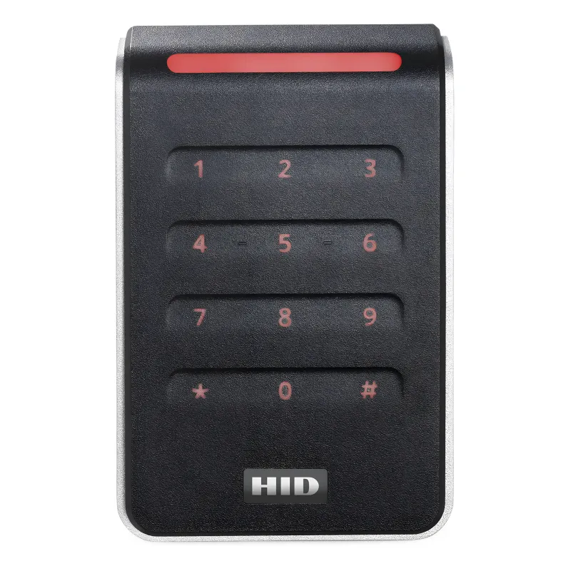 Lector con Teclado Capacitivo SIGNO R40 Multitecnologia/ 40KTKS-01-00001H/ Garantia de Por Vida/ Terminal Strip/Wiegand & OSDP/Mullion