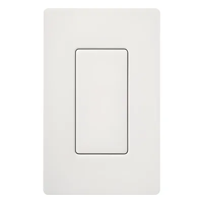 Inserto ciego para cubrir aberturas sin usar en placas de pared estilo designer Claro y Satin Colors, color Snow satinado