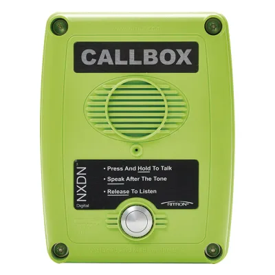 Callbox Digital NXDN, Intercomunicador Inalámbrico Vía Radio UHF 450-470MHZ, Serie Q7 en Color Verde