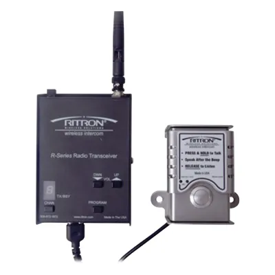 DOORCOM Portero Inalámbrico, Hasta 2 KM, UHF 450-470 Mhz