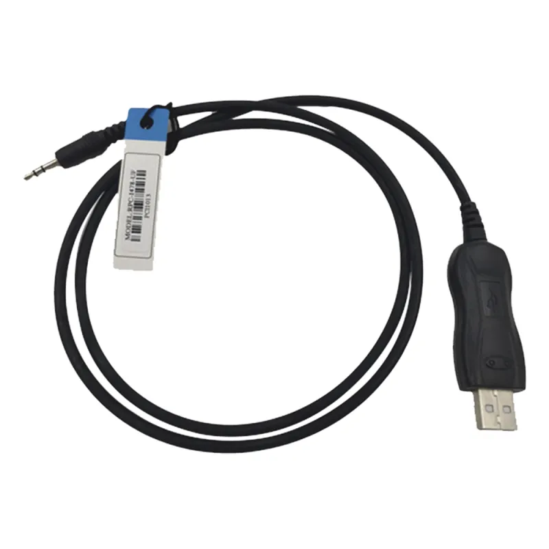 Cable Programador USB / Radios ICOM IC-F3003, IC-F4003, IC-F1000, IC-F2000, IC-F14, IC-F24, IC-V86 / Conector 3.5 mm / Cable 1 m (3.3 ft) / Driver Incluido / Windows 98 a 11