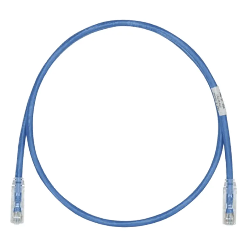 Cable de Parcheo TX6, UTP Cat6, 24 AWG, CM, Color Azul, 0.61 Metros (2 Pies)