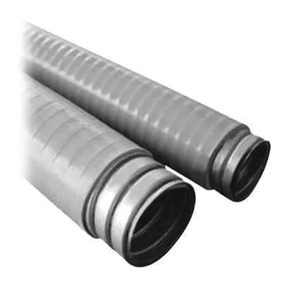 Tubo Flexible tipo Liquidtight de 2 1/2" (63 mm). Acero + Forro PVC. Rollo de 10 Metros.