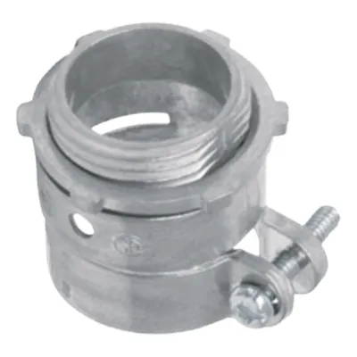 Conector recto para tubo flexible de 2 1/2" (63 mm).