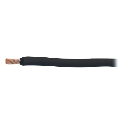 Cable Eléctrico de Cobre Recubierto THW-LS Calibre 6 AWG 19 Hilos Color Negro (100 metros)