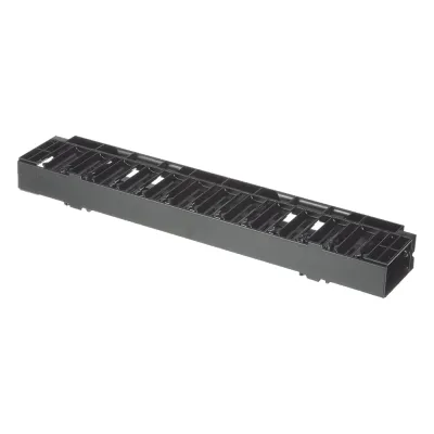 Organizador de Cables Horizontal NetManager, Sencillo (Solo Frontal), Para Rack de 19in, 1UR