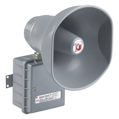 Altavoz amplificado selectone 15W, para ubicaciones peligrosas, 24 Vca / cd , gris
