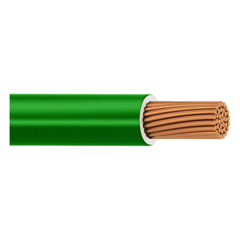 Cable THW-LS / Calibre 12 AWG / 19 Hilos / Color Verde / Bobina 100 m (328 ft)