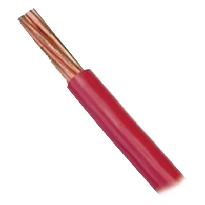 Cable THW-LS / Calibre 12 AWG / 19 Hilos / Color Rojo / Bobina 100 m (328 ft)