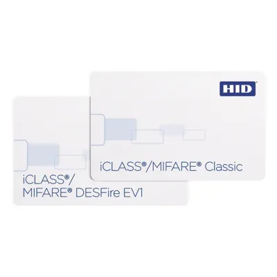 Tarjeta DUAL iClass + Mifare/ PVC Compuesto/ Garantía de por Vida