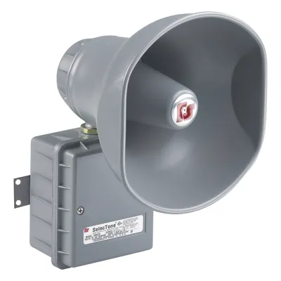 Altavoz amplificado selectone 15W, para ubicaciones peligrosas, 120 Vca, gris