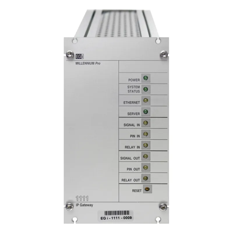 Interfaz Millennium IP para gestión de avisos y música por redes Ethernet por Streaming
