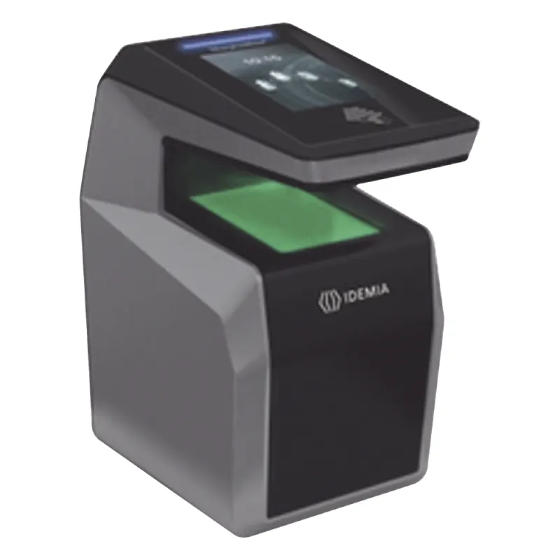 Lector de huella MorphoWave Compact MD/ IP65 / PoE, MIFARE / DESFire.