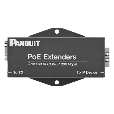 Receptor PoE/PoE+ Para Uso con Transmisor POEXTX1, Hasta 610 Metros (2000 ft) con Cable Cat5e o Cat6, 10/100Mbps