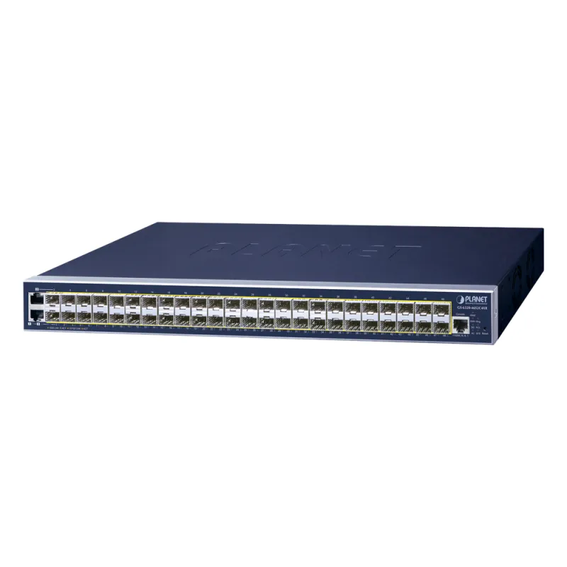 Switch Administrable L3, 46 puertos SFP, 2 puertos Combo TP/SFP, 4 puertos 10G SFP+