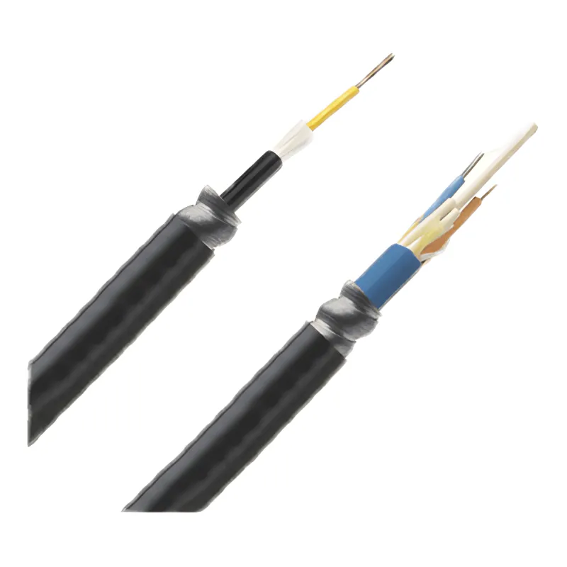 Cable de Fibra Óptica de 6 Hilos, Multimodo OM4 50/125 Optimizada, Interior/Exterior, Armada, Loose Tube 250um, OFCR (Riser), Precio Por Metro