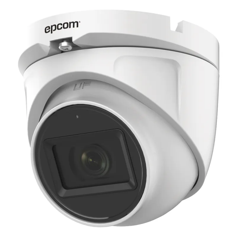 AUDIO POR COAXITRON / Domo TURBOHD 2 Megapixel (1080p) / Gran Angular 106° / Lente 2.8 mm / 20 mts IR EXIR / Exterior IP66 / 4 Tecnologías / dWDR / Metal
