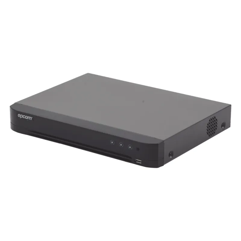 DVR 4 Canales TurboHD + 2 Canales IP / 5 Megapixel Lite- 3K Lite / Acusense (Evista falsas alarmas) / Audio por Coaxitron / Bahía de Disco Duro / Salida de Video en Full HD