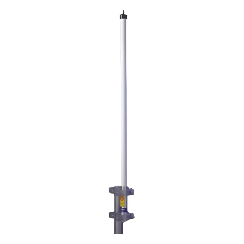 Antena base UHF 406-430 MHz, Fibra de Vidrio, 10 dB de Ganancia, Serie HX para Climas Extremos