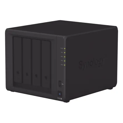 Servidor NAS de escritorio con 4 bahías / Expandible a 9 bahías / Hasta 144 TB