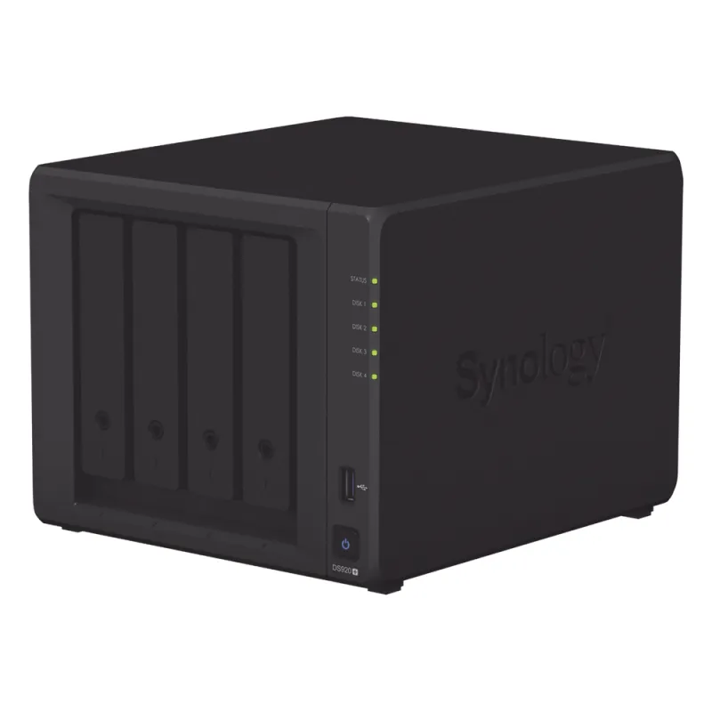 Servidor NAS de escritorio con 4 bahías / Expandible a 9 bahías / Hasta 144 TB
