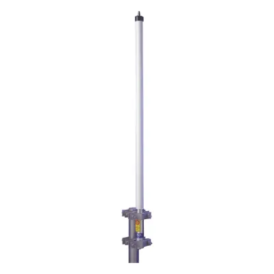 Antena base UHF 450-470 MHz, Fibra de Vidrio, 10 dB de Ganancia, Serie HX para Climas Extremos